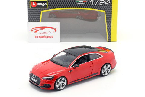 Audi RS 5 coupe red 1:24 Bburago