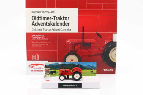 Porsche Oldtimer trator Advent Calendar : Porsche Master 419 1:43 Franzis