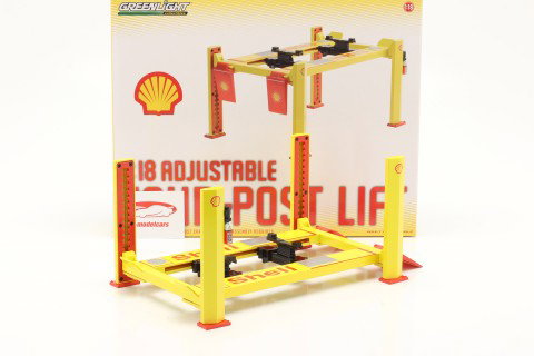 可调式 四岗 电梯 Shell 黄色 / 红 1:18 Greenlight