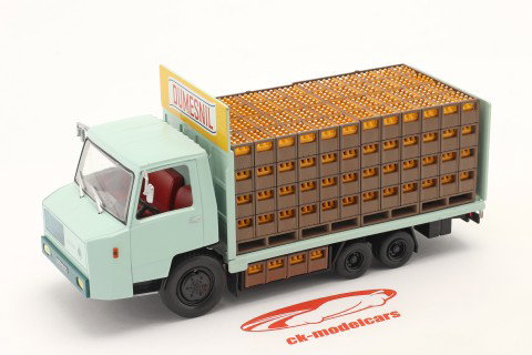 Berliet Tekel Beverage transporter year 1966 light blue 1:43 Hachette