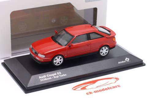 Audi S2 Coupe Année de construction 1992 rouge 1:43 Solido