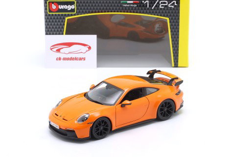 Porsche 911 (992) GT3 Année de construction 2021 orange de lave 1:24 Bburago