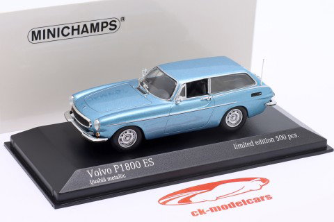 Volvo P1800 ES Année de construction 1971 glace bleue métallique 1:43 Minichamps