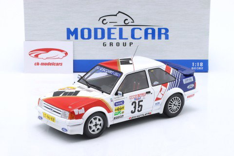 Ford Escort MK III RS Turbo #35 Hunsrück Rallye 1985 1:18 ModelCar Group