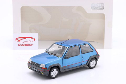 Renault 5 GT Turbo MK1 Ano de construção 1985 Alpine azul 1:18 Solido