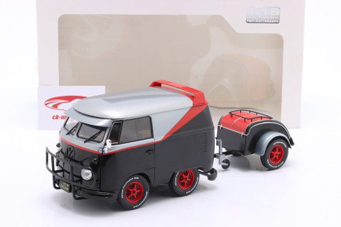 Kool Kombi B-Team Año de construcción 2024 negro / rojo 1:18 Solido