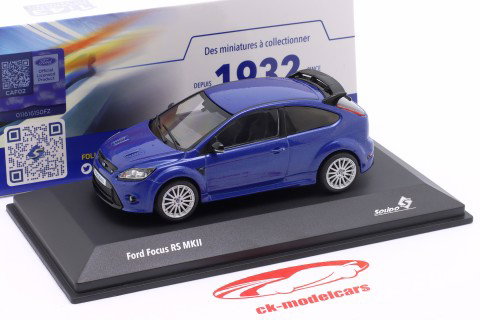 Ford Focus RS MK II Byggeår 2010 blå 1:43 Solido