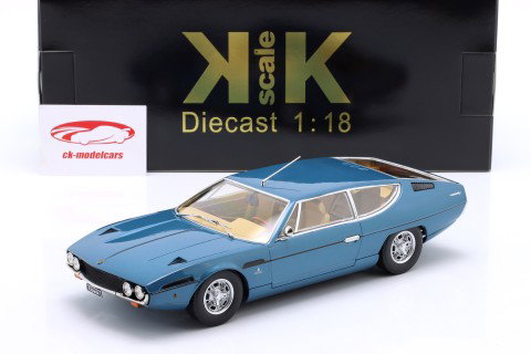 Lamborghini Espada S2 Byggeår 1970 metallisk turkis 1:18 KK-Scale
