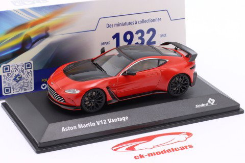 Aston Martin Vantage V12 Année de construction 2023 scorpus rouge 1:43 Solido