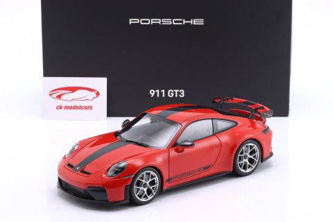 Porsche 911 GT3 (992.2) Année de construction 2025 rouge indien 1:18 Norev