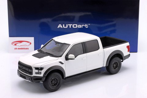 Ford F-150 Raptor Supercrew Pick-Up Byggeår 2019 Oxford weiß 1:18 AUTOart