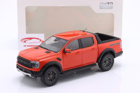 Ford Ranger Raptor Pick-Up Byggeår 2024 orange 1:18 Solido