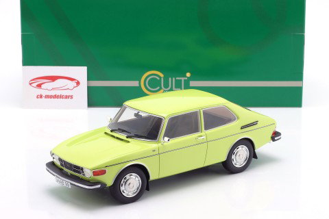 Saab 99 Combi Coupe Byggeår 1975 opal grøn 1:18 Cult Scale
