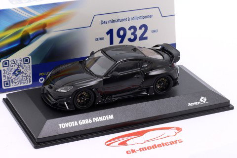 Toyota GR86 Pandem Année de construction 2022 noir 1:43 Solido