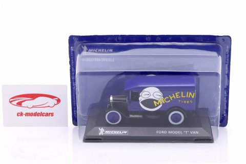 Ford Model T Van Michelin blue / black 1:43 Altaya