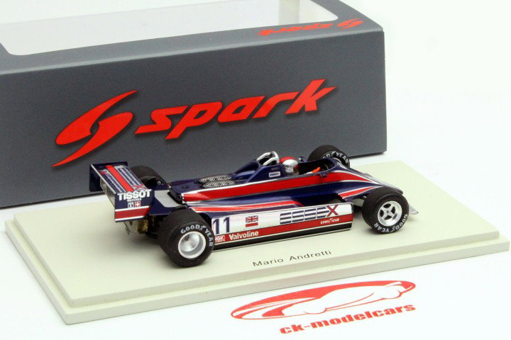 Mario Andretti Lotus 81 #11 Monaco GP Formel 1 1980 1:43 Spark