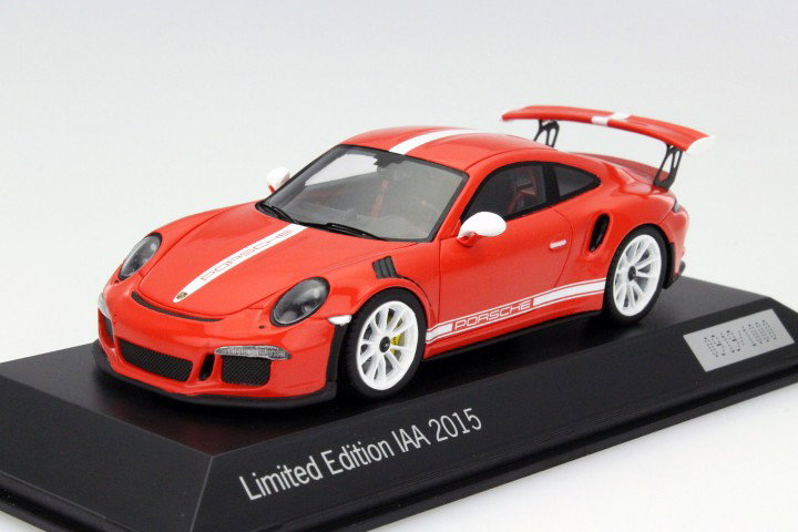 Porsche 911 (991) GT3 RS IAA Frankfurt Promo Edition 2015 rot 1:43 Spark