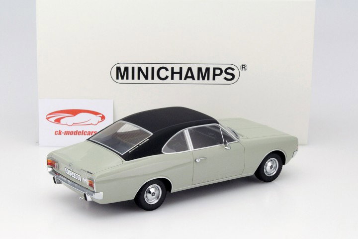 Opel Rekord C Coupe Baujahr 1966 grau 1:18 Minichamps