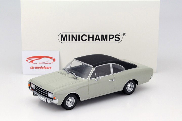 Opel Rekord C Coupe Baujahr 1966 grau 1:18 Minichamps