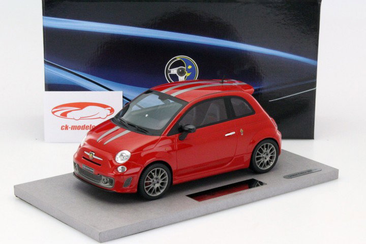 Fiat 695 Abarth Ferrari Tribute Baujahr 2010 rot 1:18 BBR