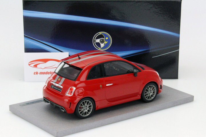 Fiat 695 Abarth Ferrari Tribute Baujahr 2010 rot 1:18 BBR