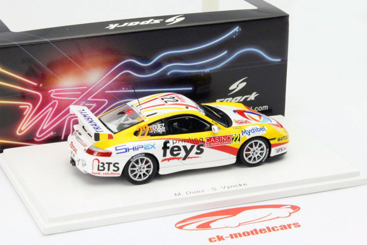 Porsche 911 RGT #22 3rd RGT Monte Carlo 2015 Duez / Vyncke 1:43 Spark