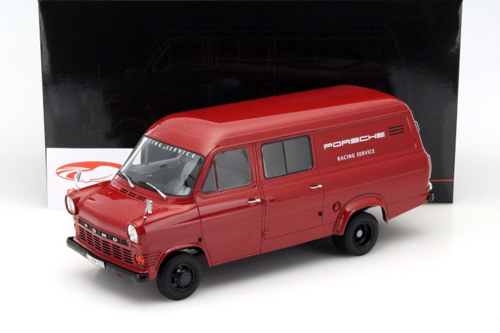 Ford Transit MK I Porsche Racing Service rot 1:18 PremiumClassiXXs