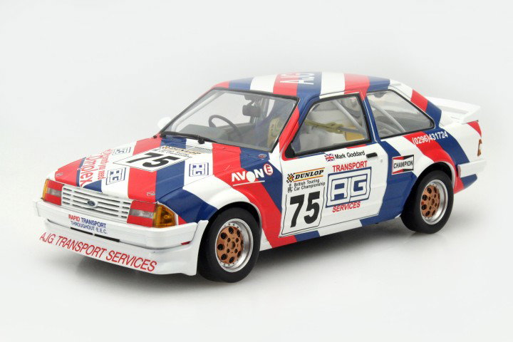 Ford Escort MK3 RS1600i #75 BTCC 1988 Goddard 1:18 SunStar
