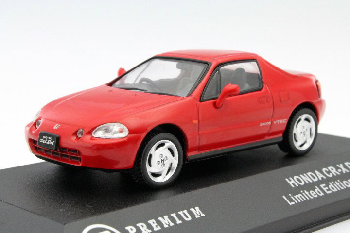 Honda CR-X Delsol Year 1992 red 1:43 Triple 9