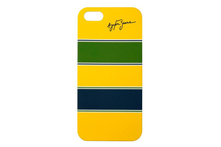 Ayrton Senna Smartphone Cover iPhone 5/5s yellow / dark blue / green