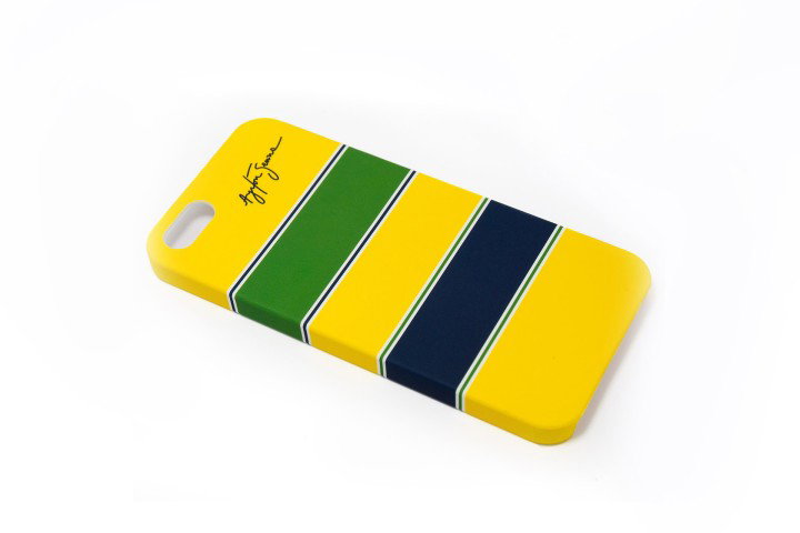 Ayrton Senna Smartphone Cover iPhone 5/5s yellow / dark blue / green
