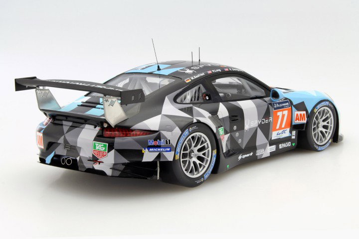 Porsche 911 RSR #77 24h LeMans 2015 Dempsey, Long, Seefried 1:18 Spark