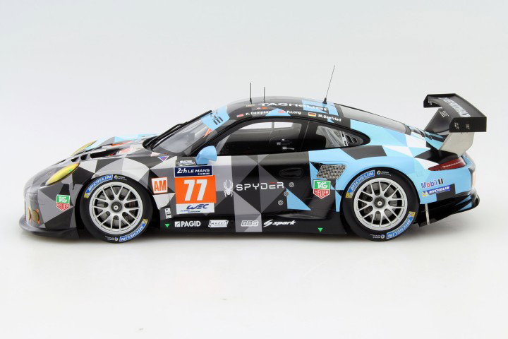 Porsche 911 RSR #77 24h LeMans 2015 Dempsey, Long, Seefried 1:18 Spark