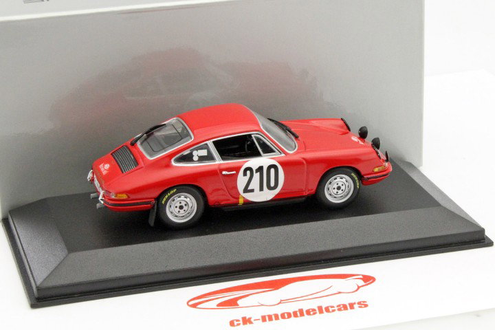 Porsche 911 T 2.0 #210 Winner Rallye Monte Carlo Elford, Stone 1968 1:43 Minichamps