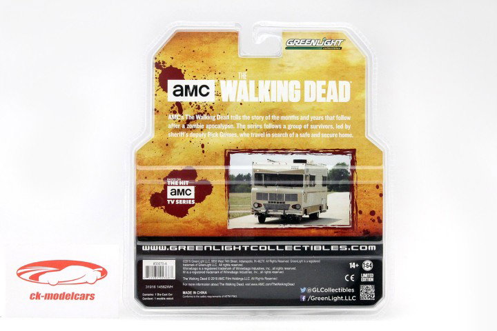 Dale's Winnebago Chieftain The Walking Dead 2010 beige 1:64 Greenlight