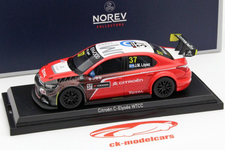 Citroen C-Elysee #37 WTC 2016 Jose Maria Lopez 1:43 Norev