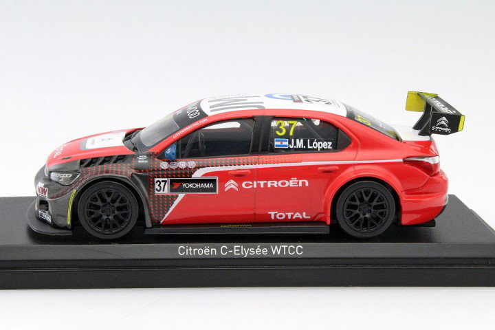 Citroen C-Elysee #37 WTC 2016 Jose Maria Lopez 1:43 Norev