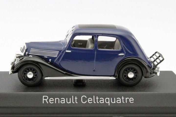 Renault Celtaquatre Year 1936 dark blue / black 1:43 Norev