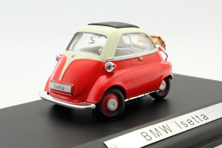 BMW Isetta rød / hvid 1:43 Atlas