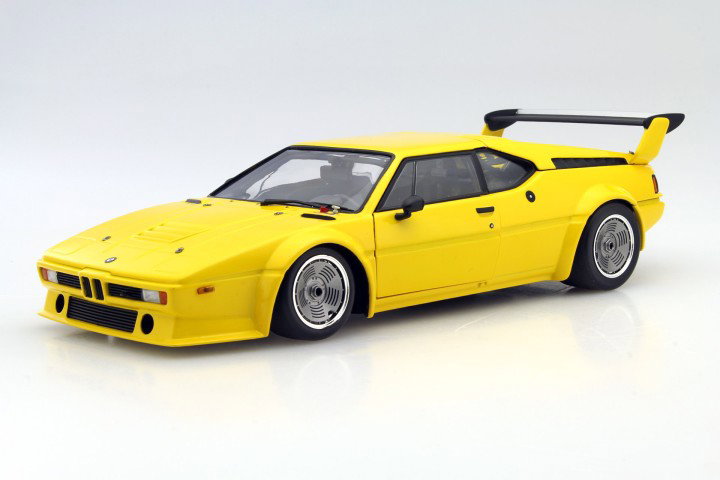 BMW M1 Pro Car Plain Body Version ano 1979 amarelo 1:18 Minichamps