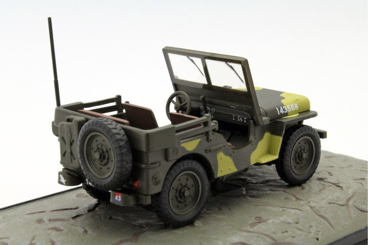 Willy's MP Jeep Australia 1942 olive green 1:43 Atlas