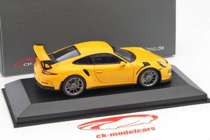 Porsche 911 (991) GT3 RS signal yellow 1:43 Minichamps
