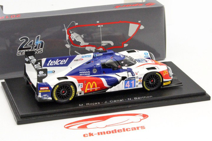 Ligier JSP2 #41 24h LeMans 2016 Rojas, Canal, Berthon 1:43 Spark