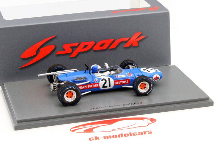 Jean-Pierre Beltoise Matra MS7 #21 South Africa GP formula 1 1968 1:43 Spark