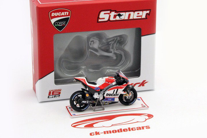 Casey Stoner Ducati Desmo16 GP #27 MotoGP 2016 test Austria 1:43 Spark