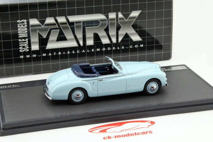Bristol 400 DHC Pininfarina year 1948 blue 1:43 Matrix