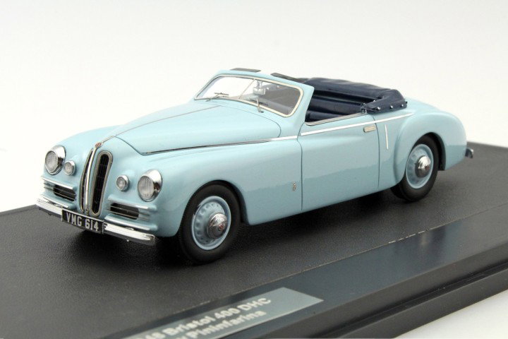 Bristol 400 DHC Pininfarina year 1948 blue 1:43 Matrix