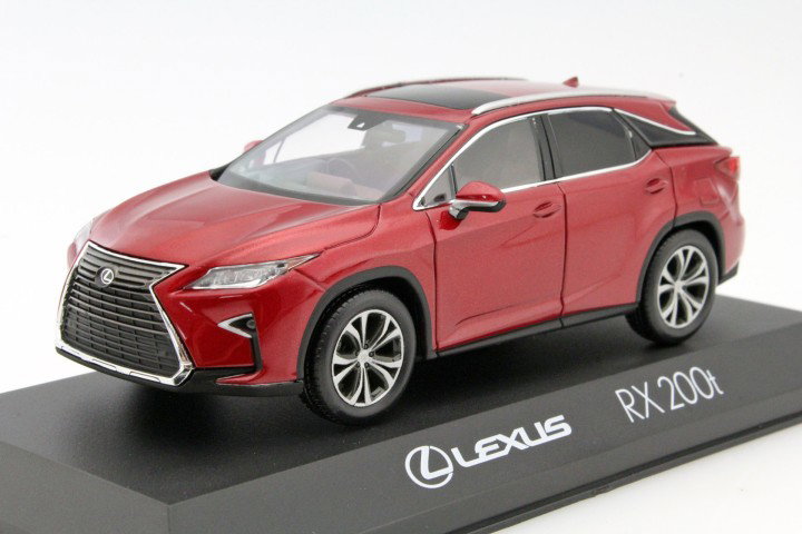 Lexus RX 200t jaar 2016 rood metalen 1:43 Kyosho