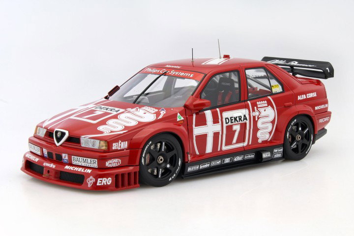2 car set N. Larini #8 &  A Nannini #7 Alfa Romeo 155 V6 Ti DTM 1993 1:18 AUTOart