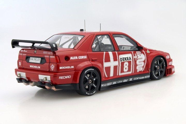 2 car set N. Larini #8 &  A Nannini #7 Alfa Romeo 155 V6 Ti DTM 1993 1:18 AUTOart
